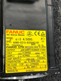 Fanuc A06B-0215-B200#0100 AC Servo Motor Model αis 4/5000 4000 RPM